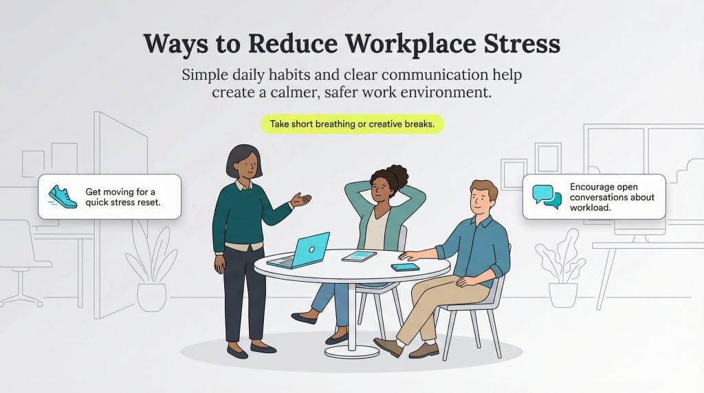 ways to reduce workplace stress