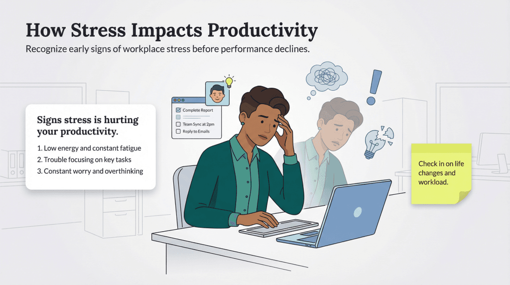 how stress impact productivity