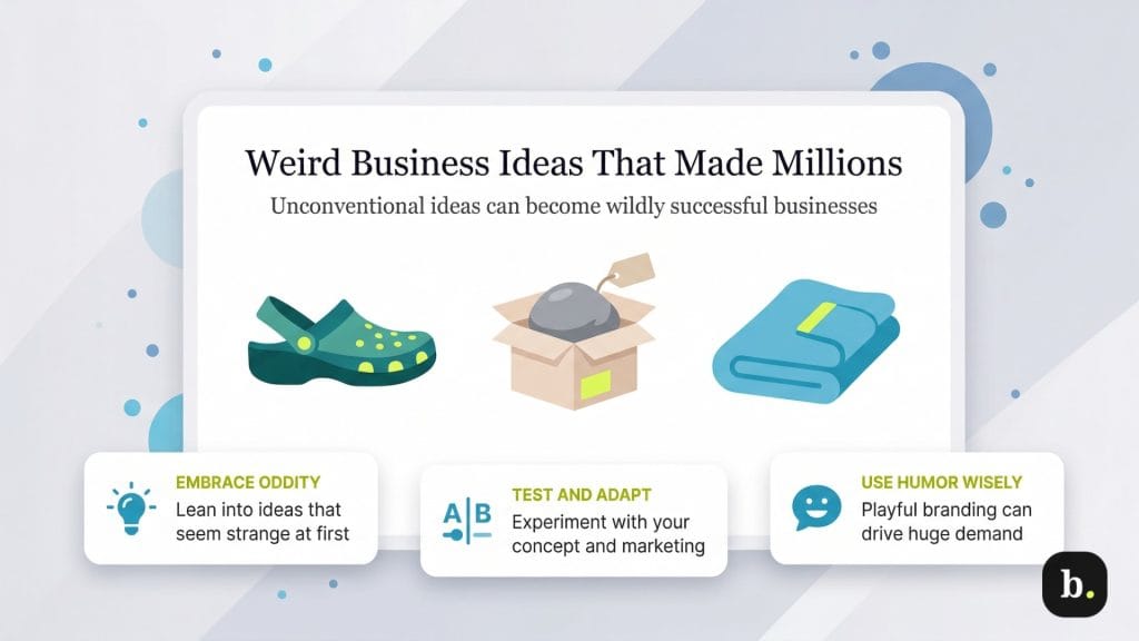 weird business ideas