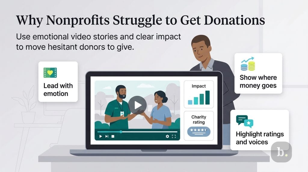 graphic of a person standing in front of a laptop