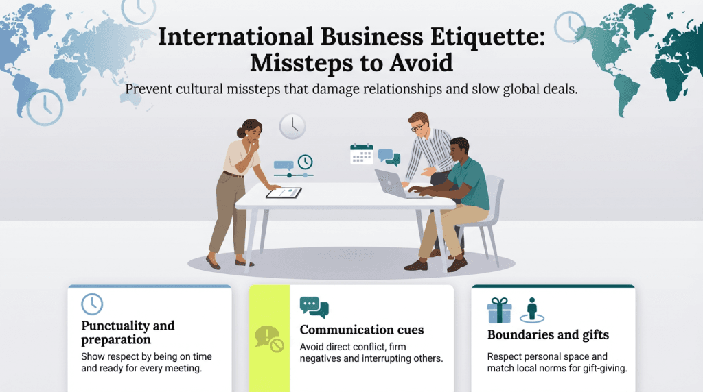 business etiquette mistakes to avoid