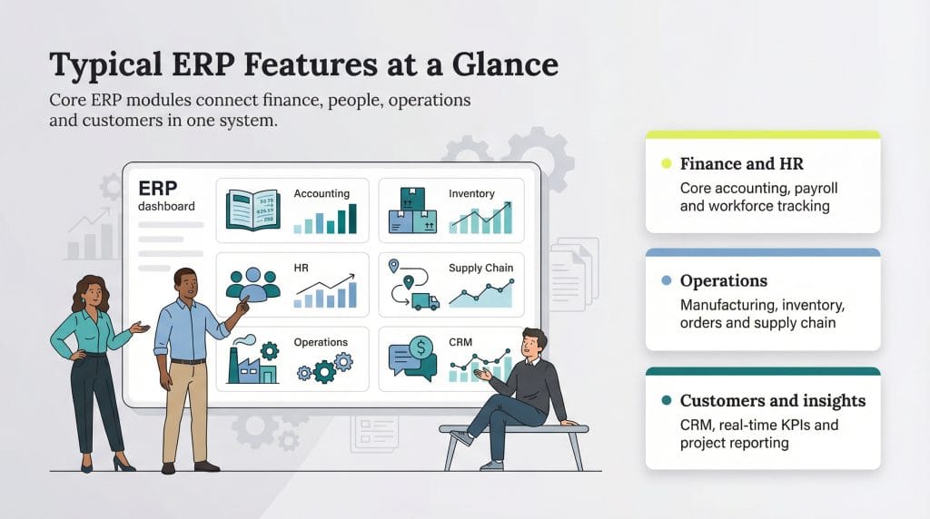 ERP features