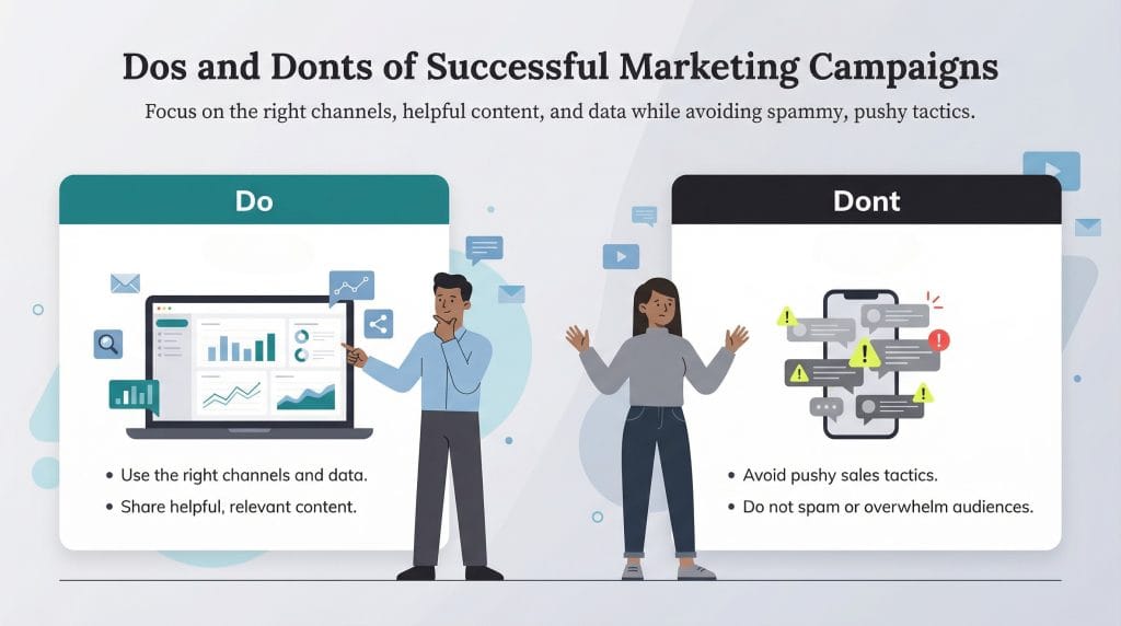 marketing dos and dont's