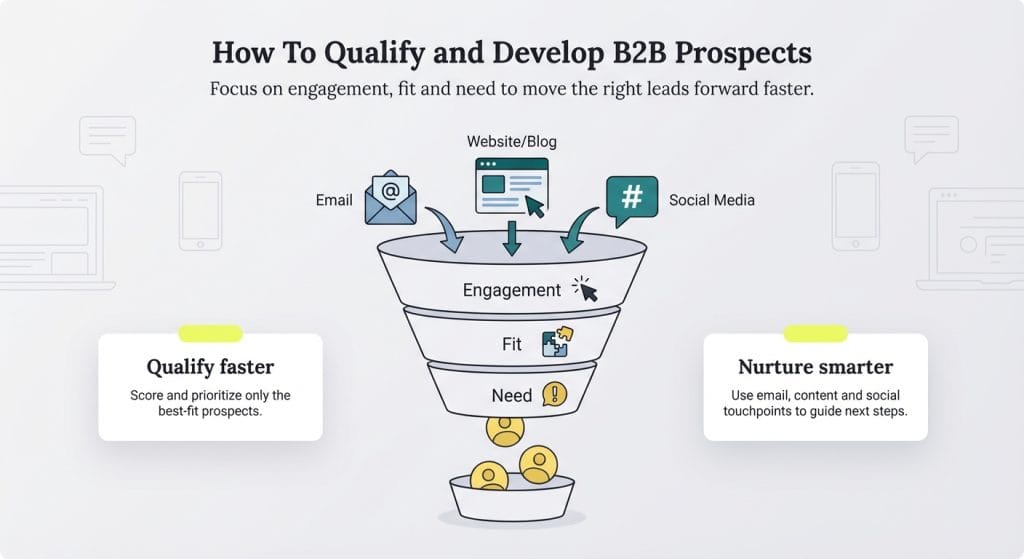 B2B lead prospects graphic