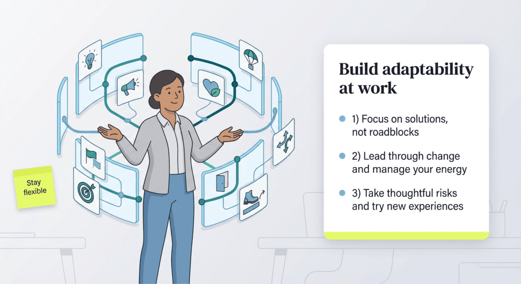 building adaptability at work graphic