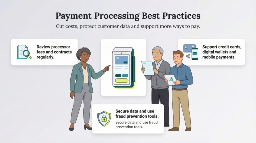 payment processing graphic