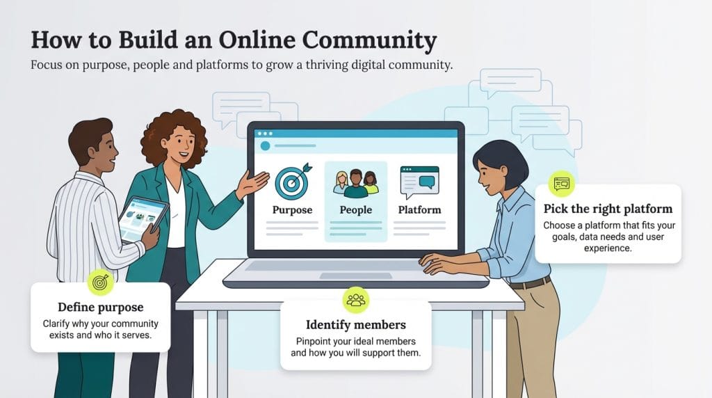 how to build an online community