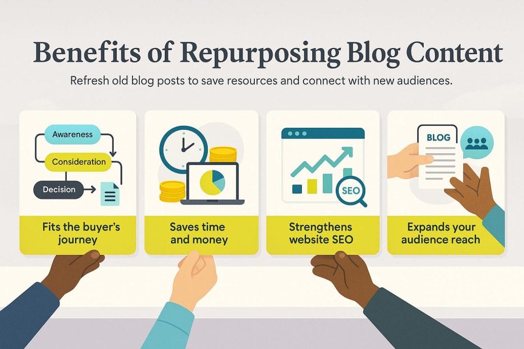 Benefits of repurposing blog content