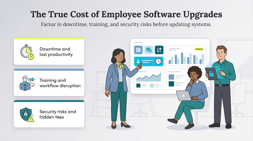 software upgrade costs