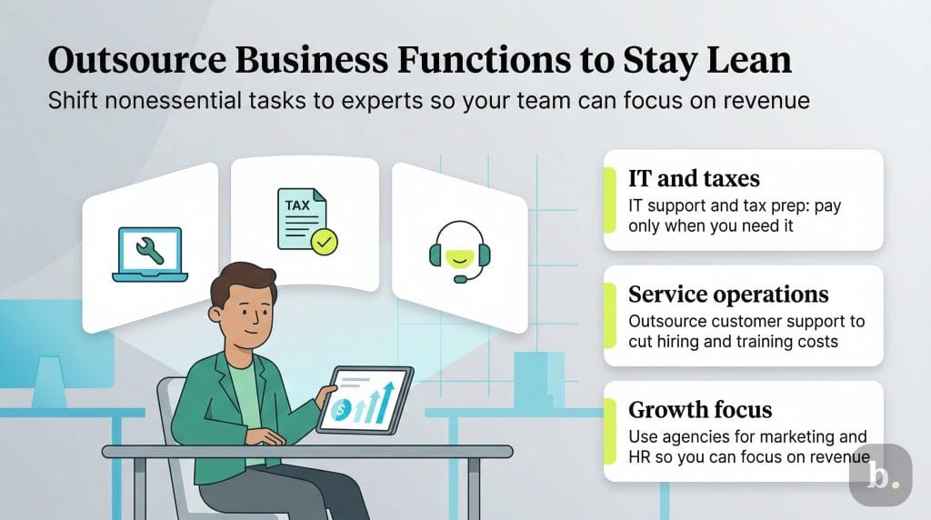 graphic of a person working at a desk