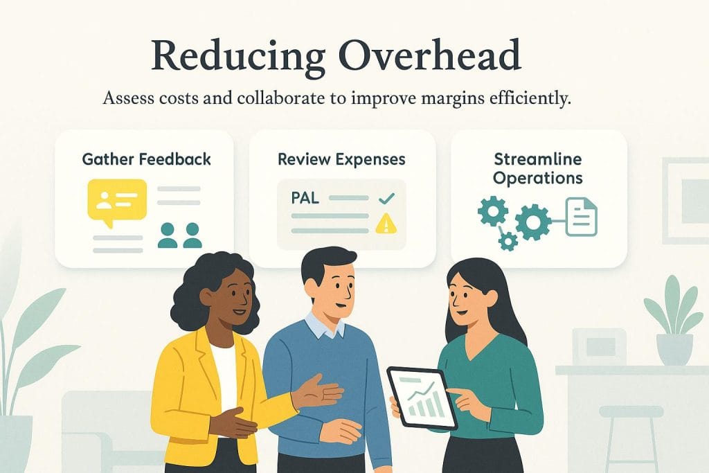 reducing overhead graphic