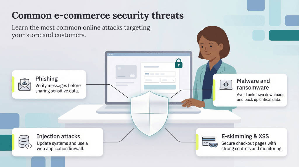 common e-commerce security threats