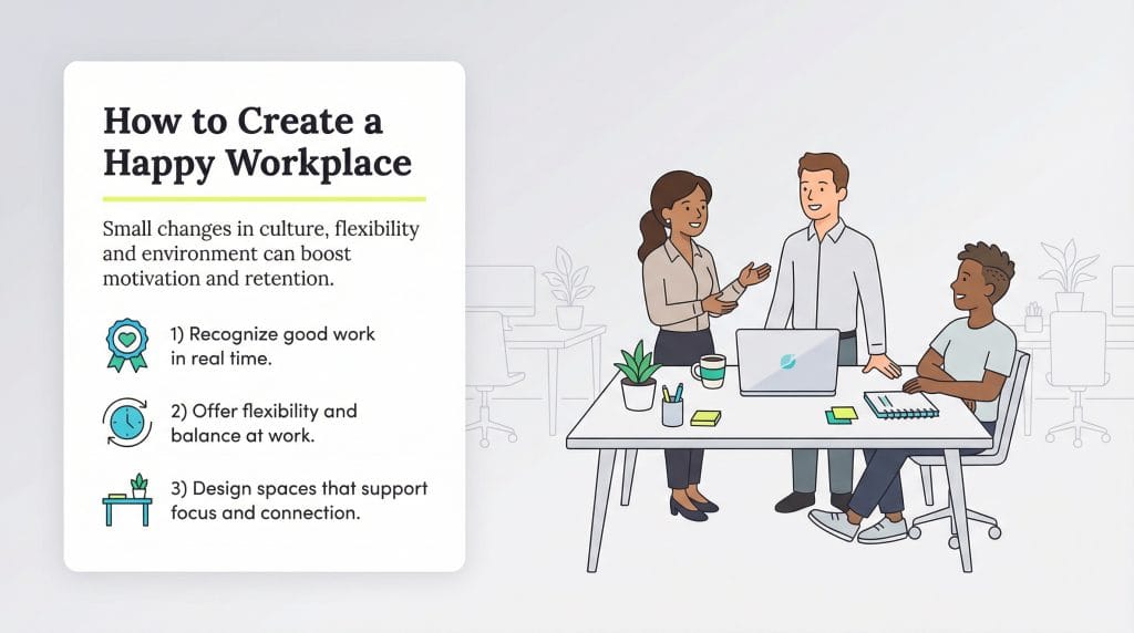 how to create a happy workplace