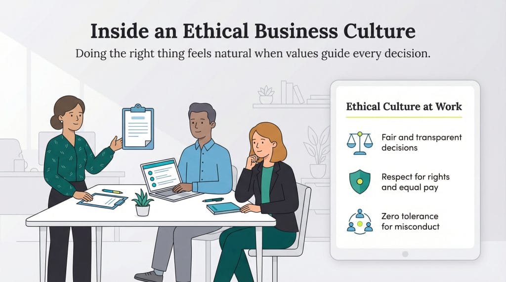 ethical business culture graphic