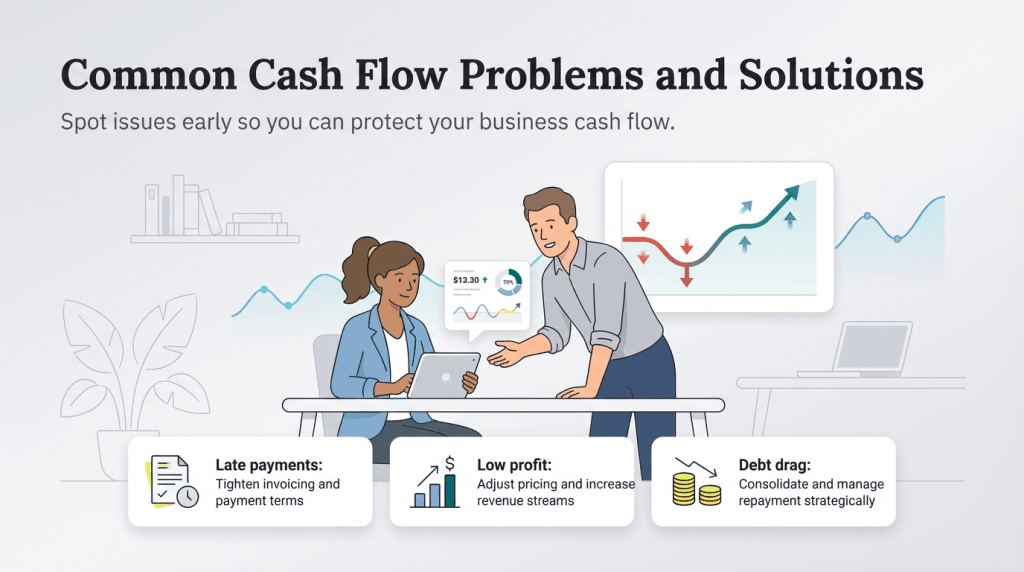 cash flow problems graphic