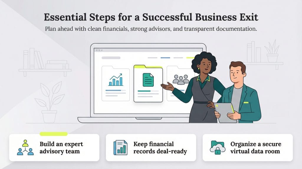 steps for an exit strategy