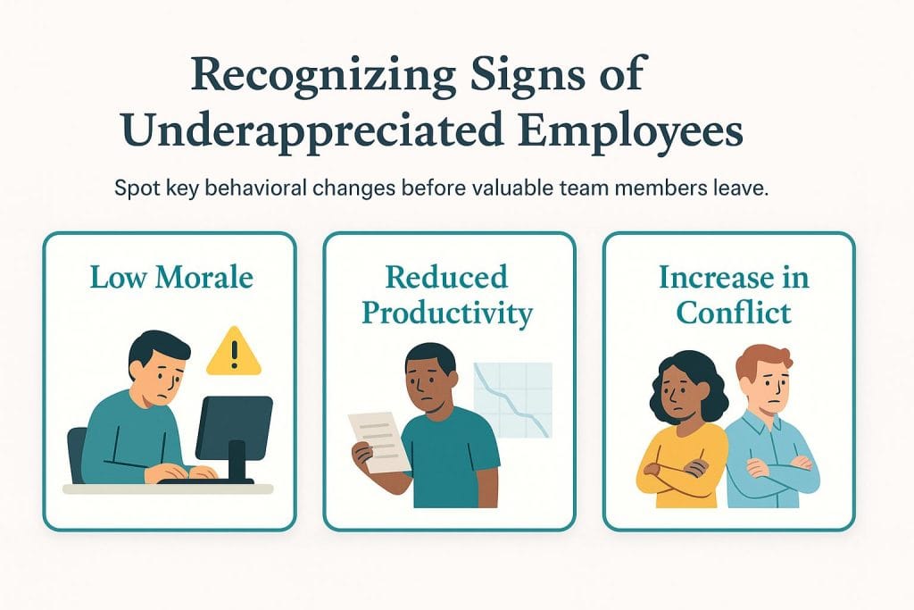 Ways to tell employees feel underappreciated