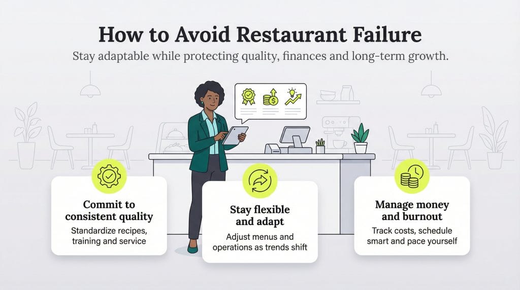 avoid restaurant failure