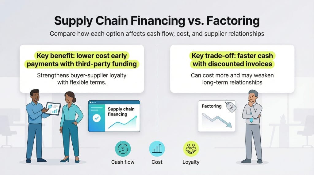 supply chain vs. factoring