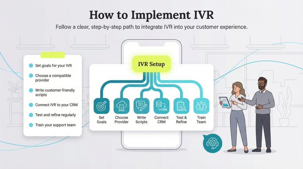 how to implement IVR