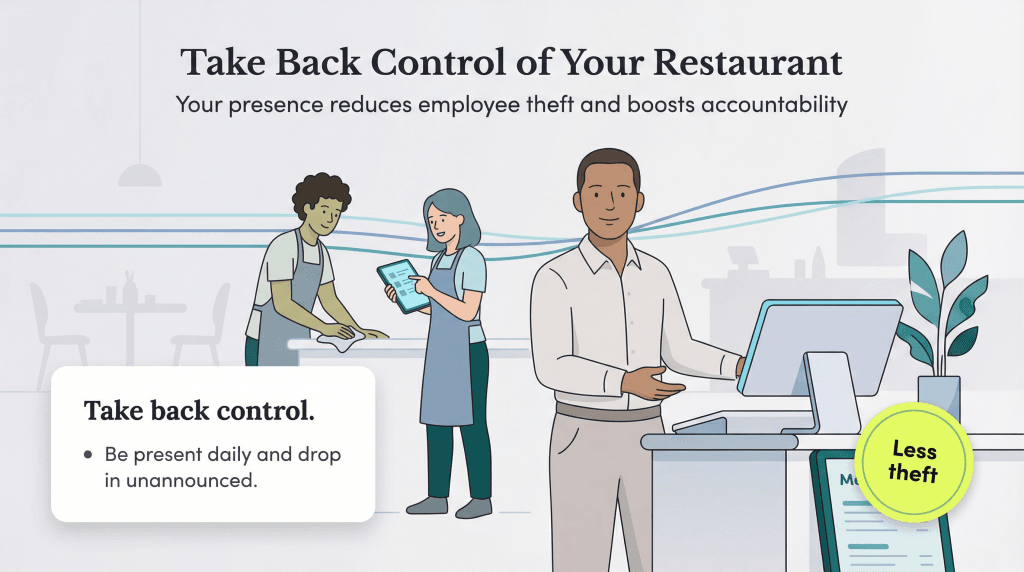 restaurant mgmt to reduce theft