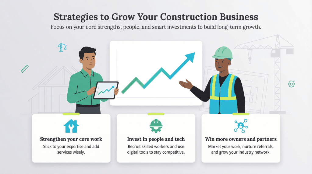 strategies to grow your business graphic