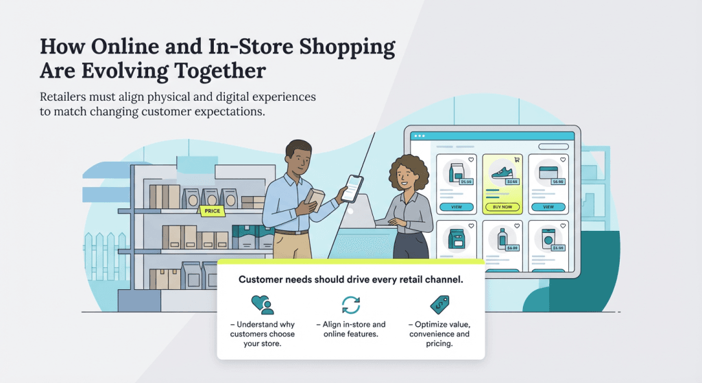 in-store and online evolution