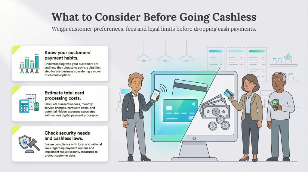 cashless considerations