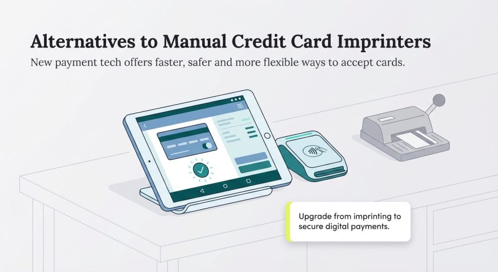 alternatives to manual card imprinters