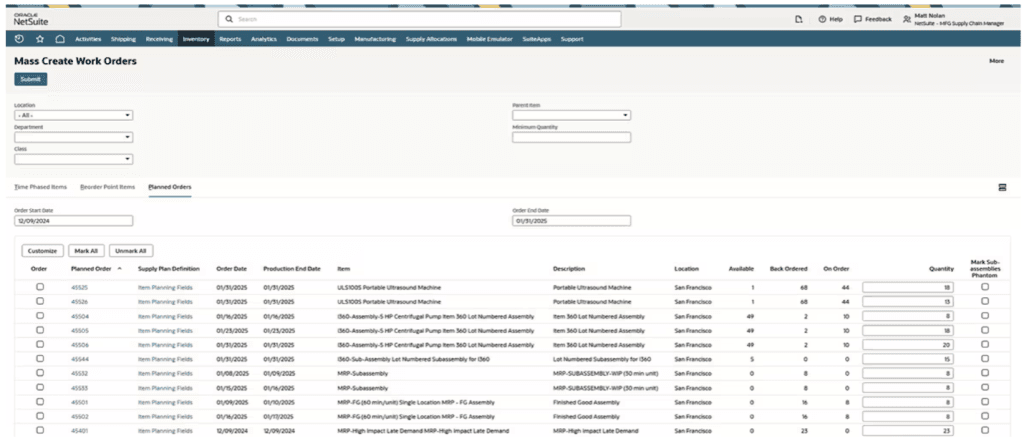 Netsuite multilocation