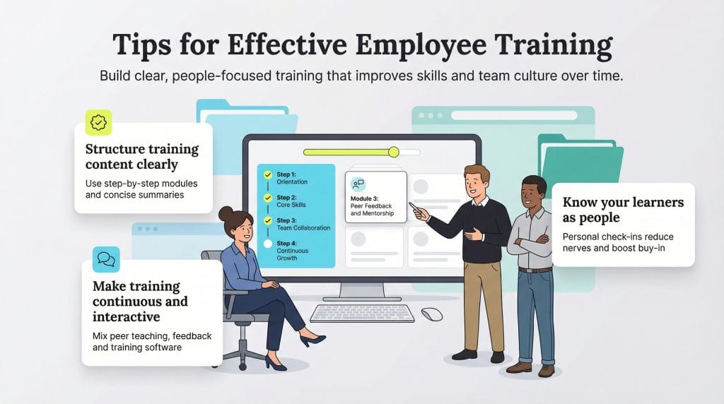 employee training tips