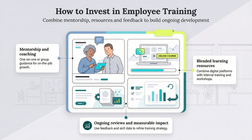 how to invest in employee training