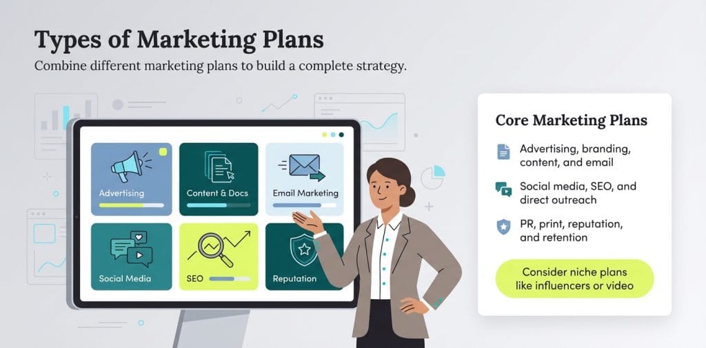types of marketing plans