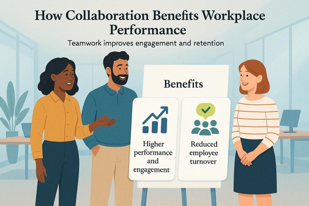 Collaboration benefits graphic
