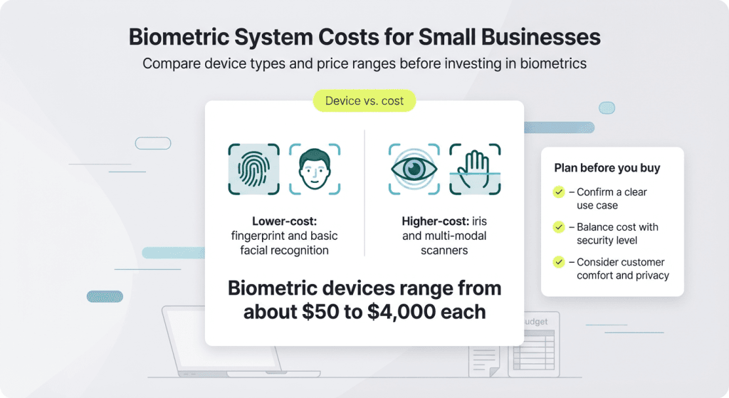 biometric costs