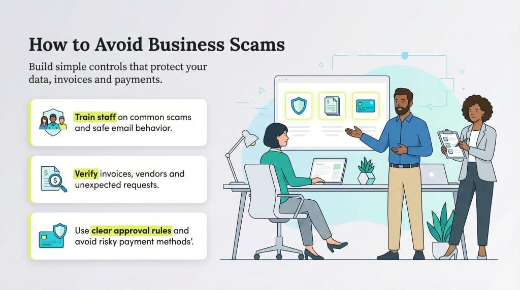 avoid business scams