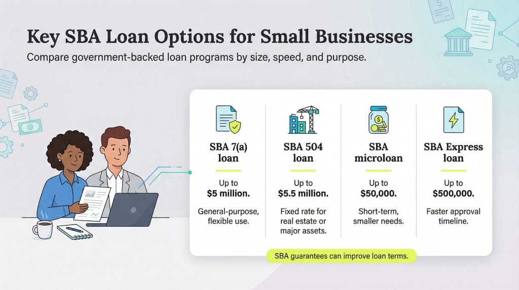 SBA loan options