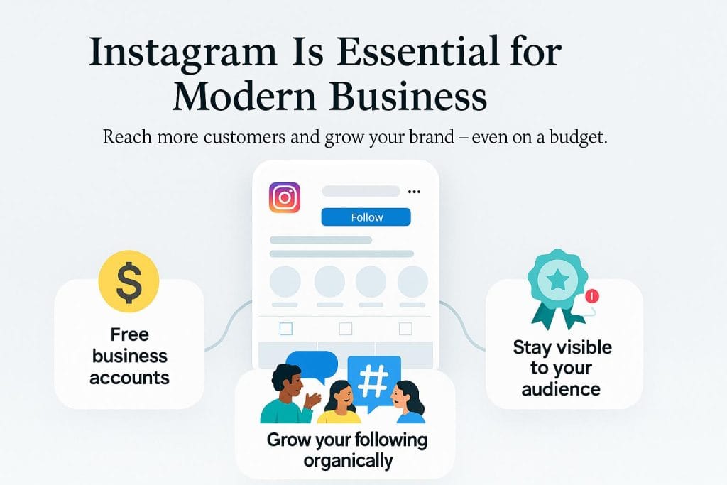 Instagram essentials for business infographic