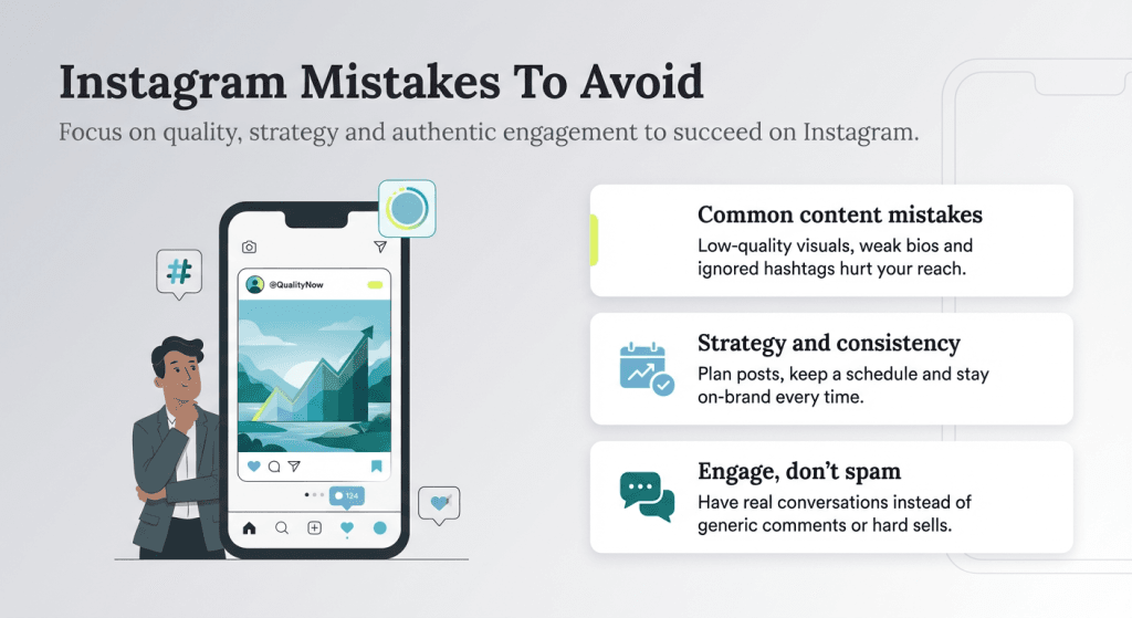 instagram mistakes to avoid