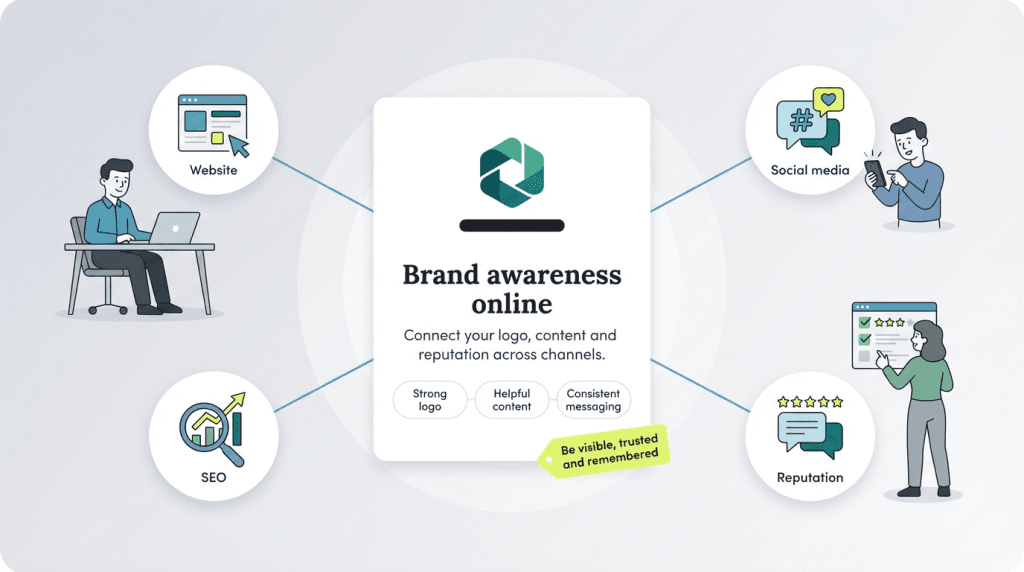 brand awareness graphic