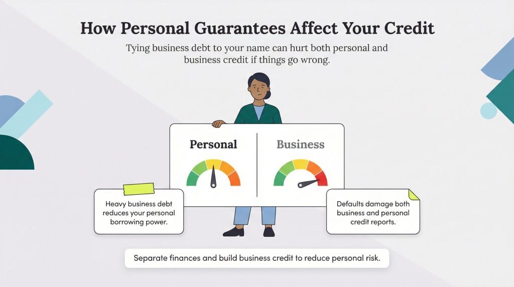 personal guarantee credit impacts