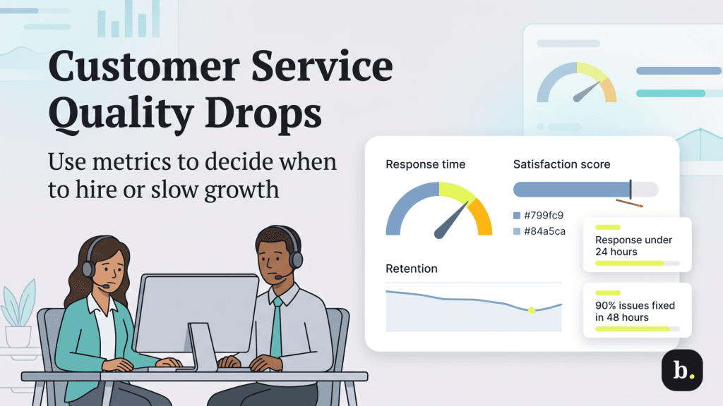 graphic about customer service quality dropping