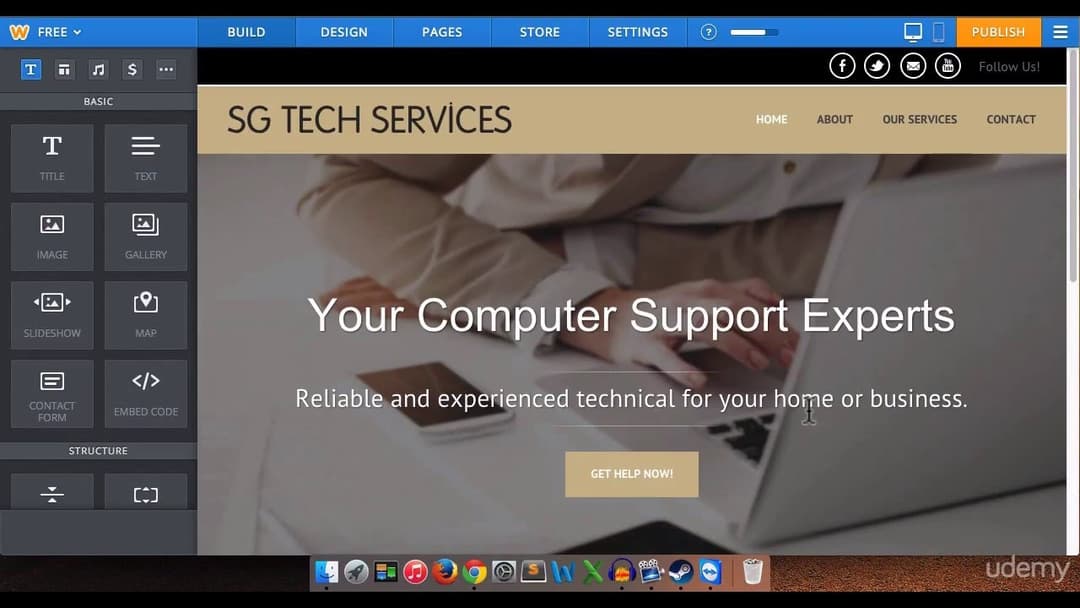 Weebly Site
Creation