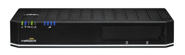 Cradlepoint LTE backup gateway used with Cox Business Net Assurance to automatically maintain internet connectivity during outages.