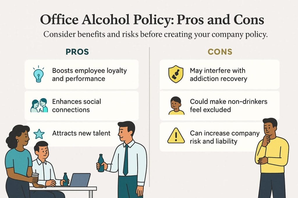 office alcohol policy infographic
