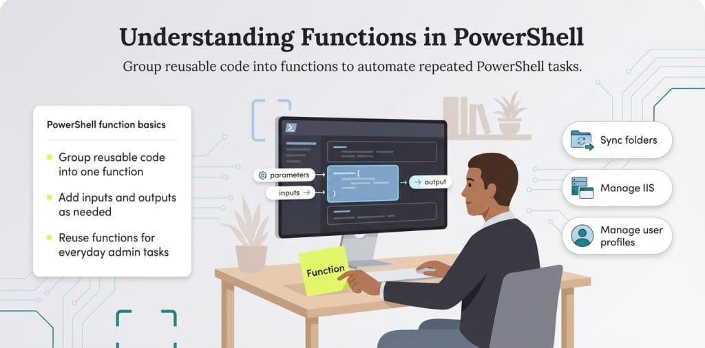 Powershell functions graphic