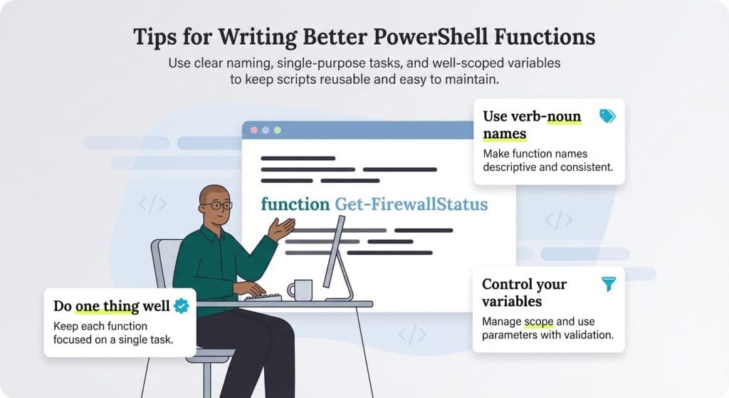 powershell functions tips graphic