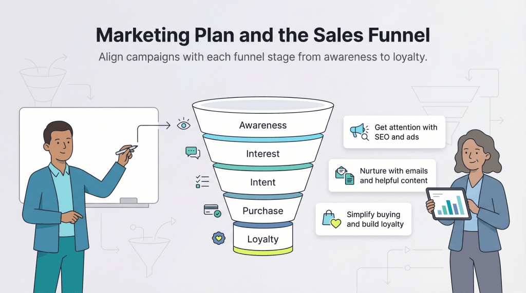 marketing plan funnel