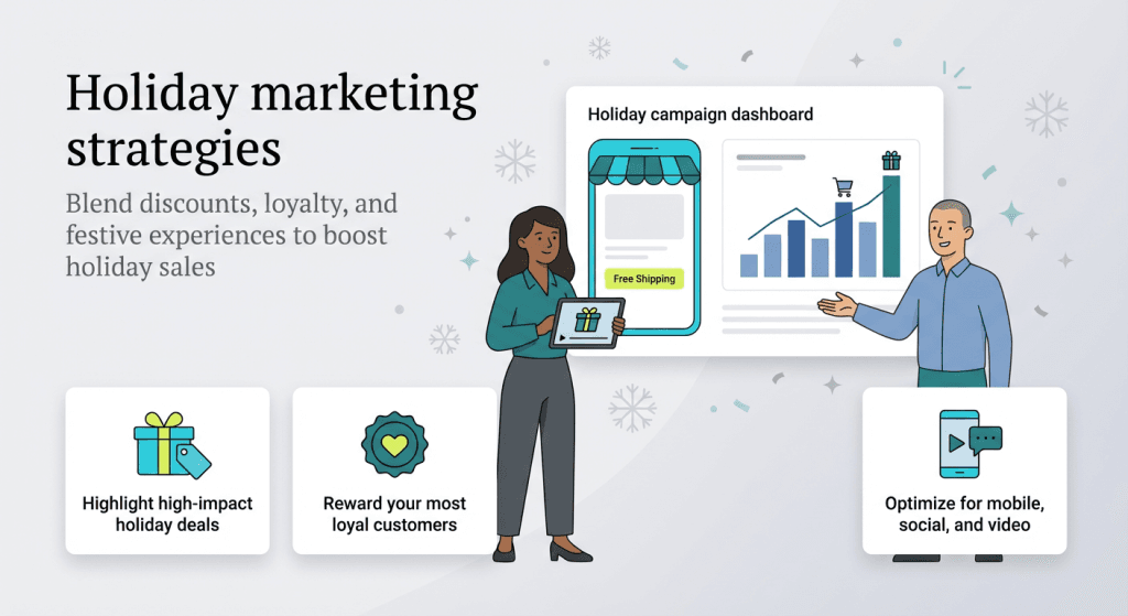 holiday marketing strategies graphic