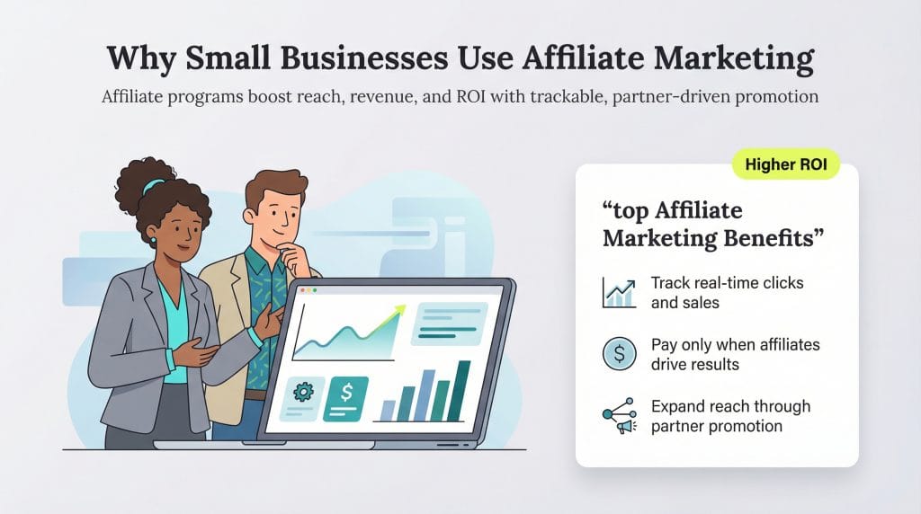 why small businesses use affiliate marketing